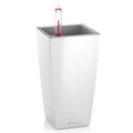 LECHUZA MINI-CUBI cream white high gloss self-watering planter