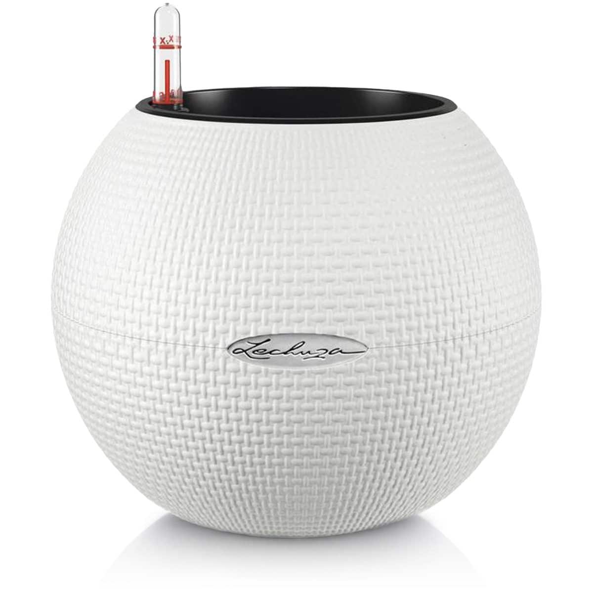 LECHUZA PURO Color 20 White self-watering planter