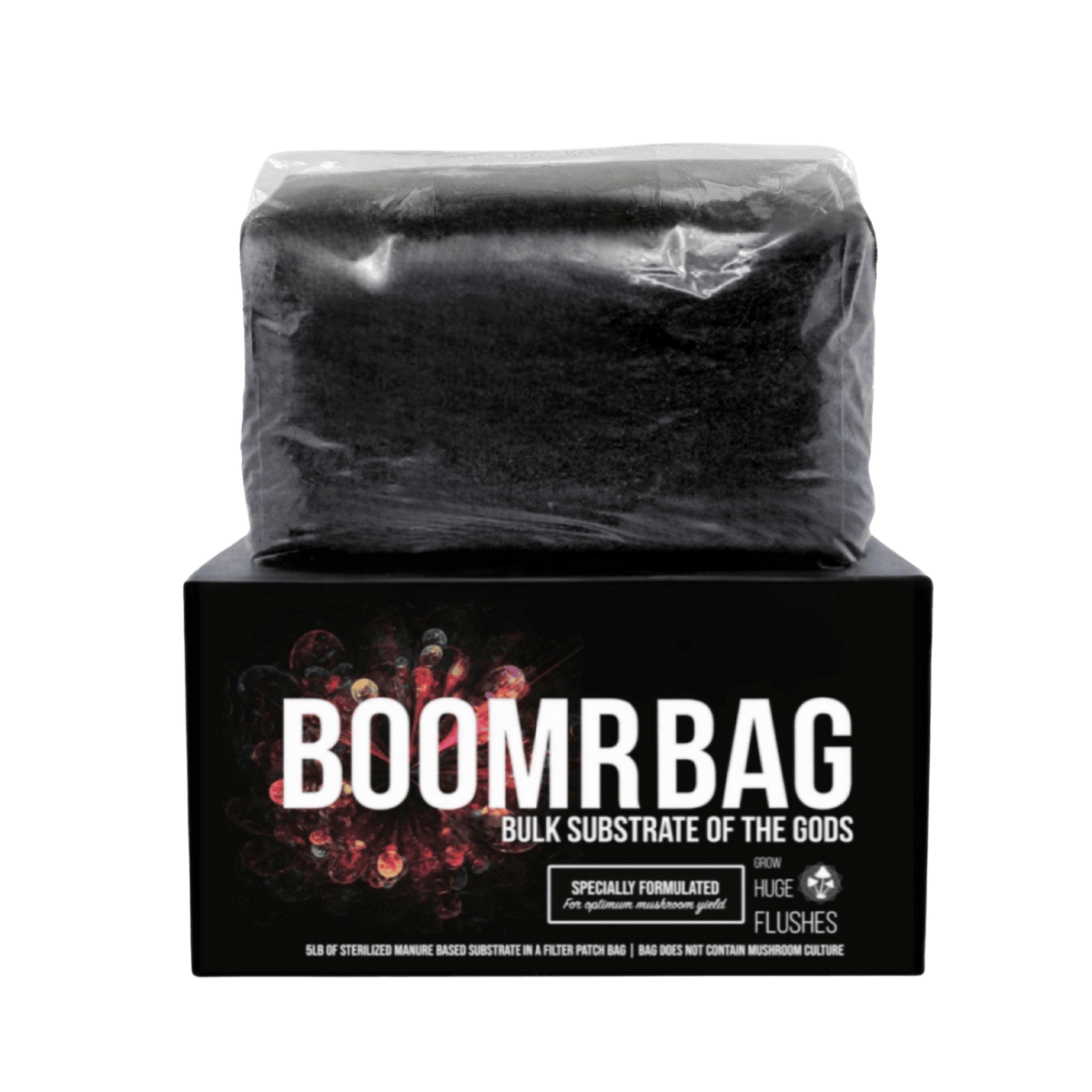 North Spore Boomr Bag manure-based sterile mushroom substrate