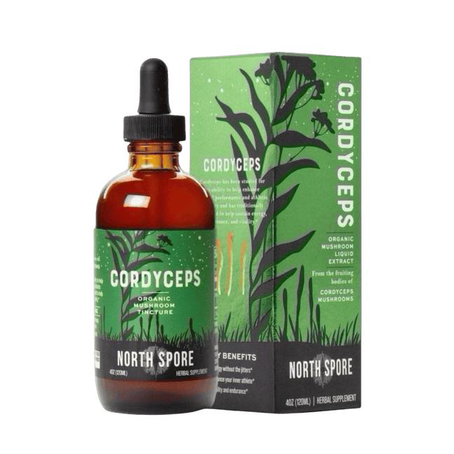 North Spore Organic Cordyceps Mushroom Tincture 2 fl oz