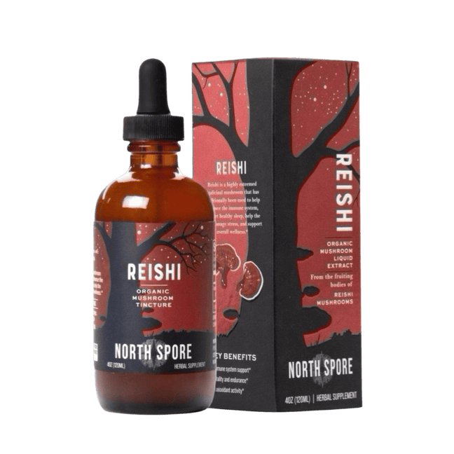 North Spore Organic Reishi Mushroom Tincture 2 fl oz